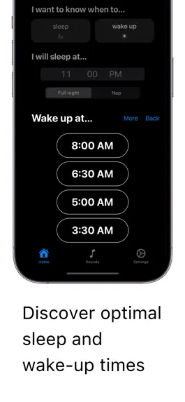 Game screenshot REM Sleep Calculator & Sounds apk