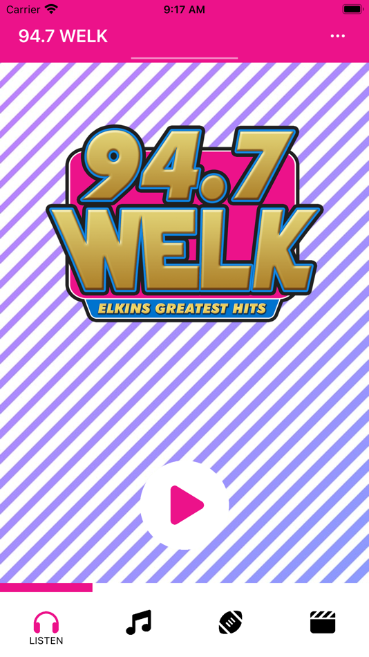 #1. 94.7 WELK (iOS) 由: West Virginia Radio Corp