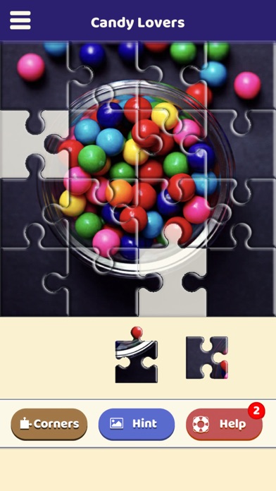 Screenshot #2 pour Candy Lovers Puzzle