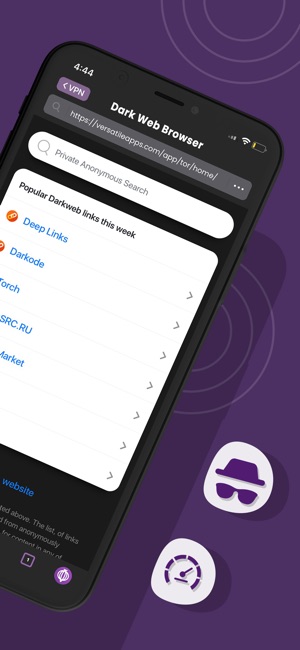 Navigatore Private - Dark Web su App Store