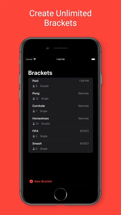 Bracket App Screenshot