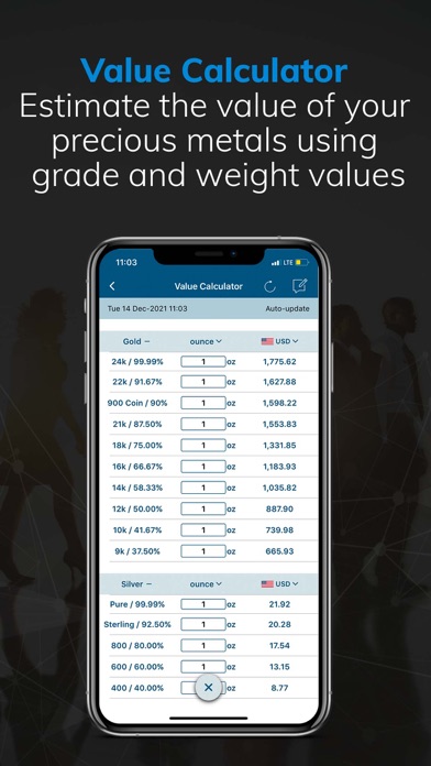 Gold Live! Gold Price, Silver Screenshot