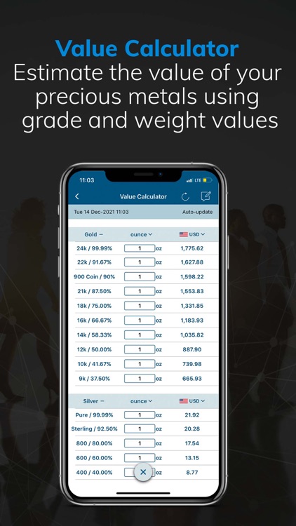 Gold Live! Gold Price, Silver screenshot-5