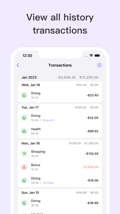 Bekke - Budget Planner Tracker Screenshot