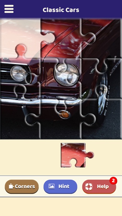 Screenshot #1 pour Classic Cars Puzzle
