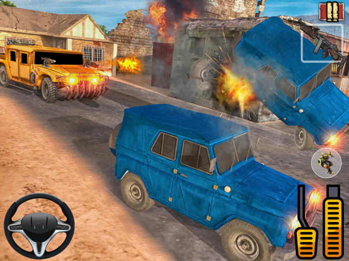 Hummer Car Robot Fighting Game