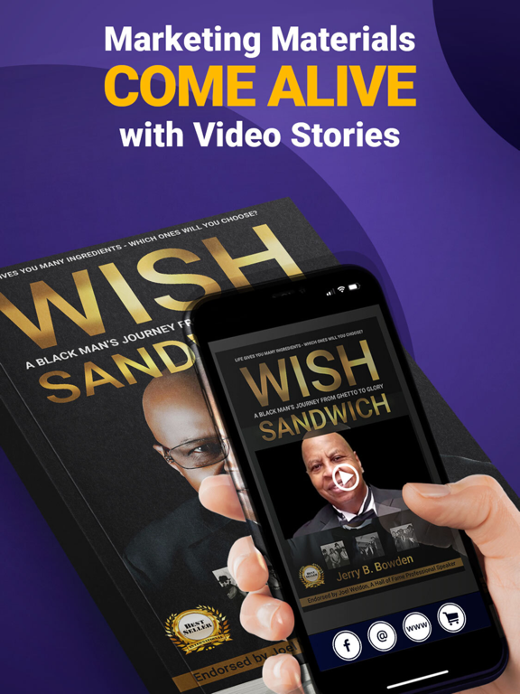 REVEALiO - AR Marketing Tool iPad screenshot 1 - Entertainment app