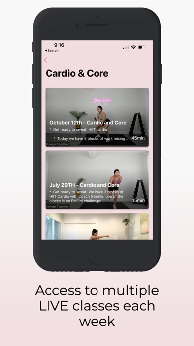 Stronger Together Fitness Screenshot