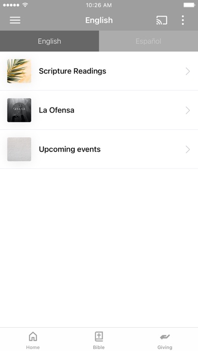 Iglesia Espíritu Santo y Fuego Screenshot