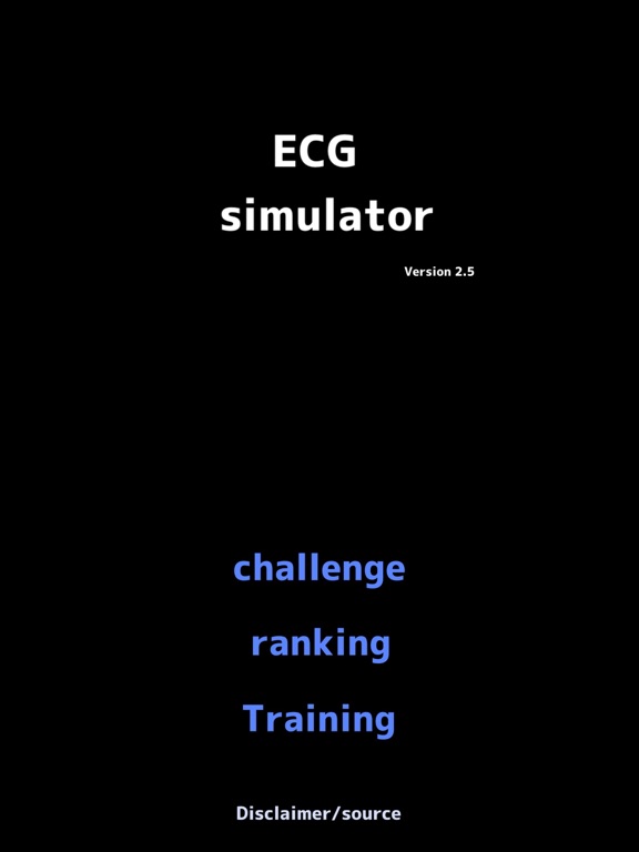 ECG Training iPad screenshot 1 - Medical app