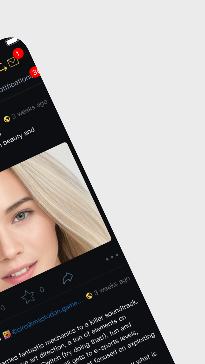 Tootter for Mastodon