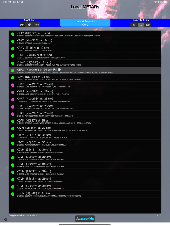 Screenshot #6 pour Local METARs