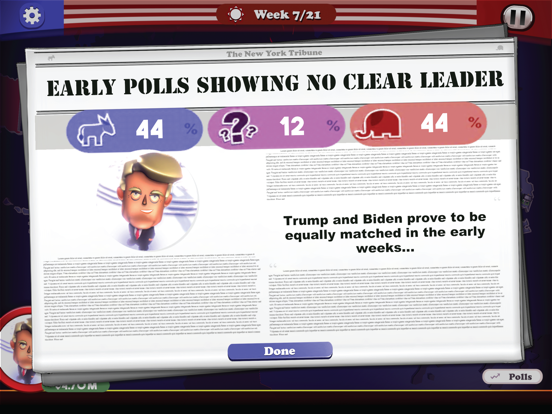 The Political Machine 2020 iPad app afbeelding 6