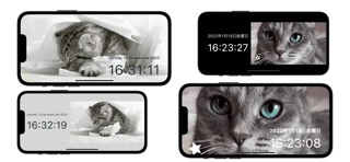 猫時計 60秒で猫画像が変わる シンプルな置き時計アプリのおすすめ画像8