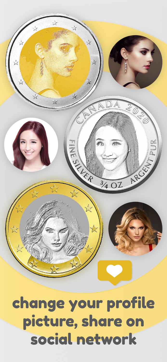Face Coin - Profile Pic Maker