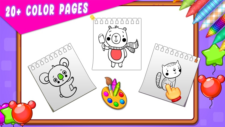 Kids Coloring Drawing Game screenshot-3