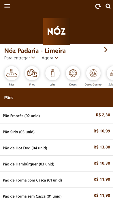 Nóz Padaria Screenshot
