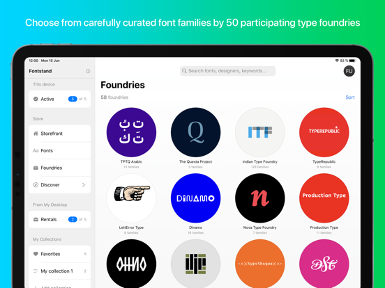 Screenshot #5 pour Fontstand for iPad