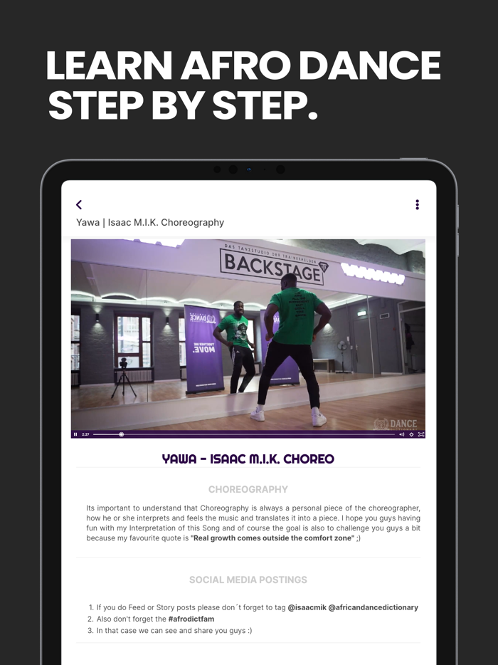 African Dance Dictionary