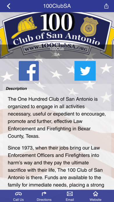 100ClubSA Law Enforcement Screenshot