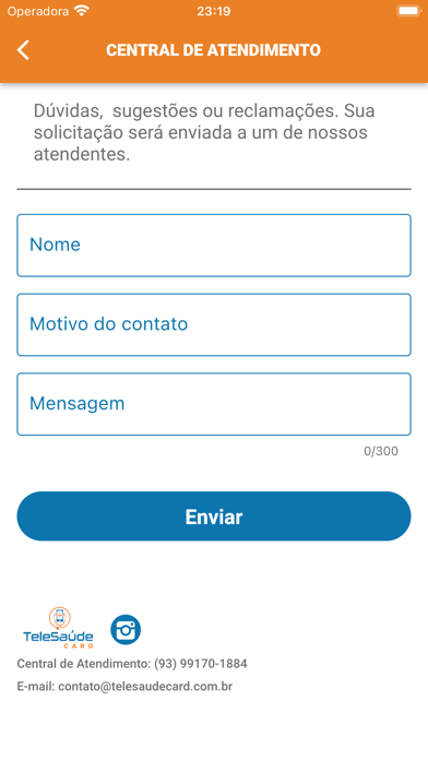 Telesaude Card Screenshot