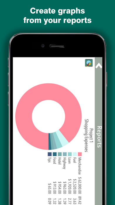 Shopping Expenses: Finance Screenshot