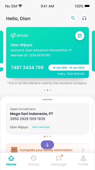Aman - Employee Benefits Screenshot