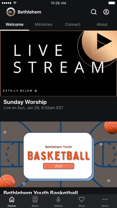 bethlehemchurchlive Screenshot