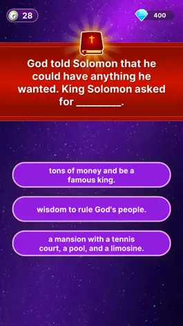 Game screenshot Bible Trivia Daily-Bible Quiz apk