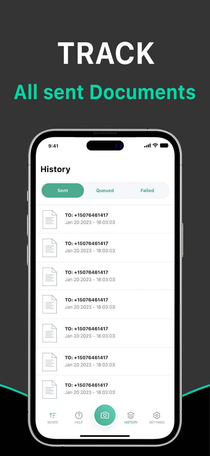 Fax app - Scan Sign and Send Fax