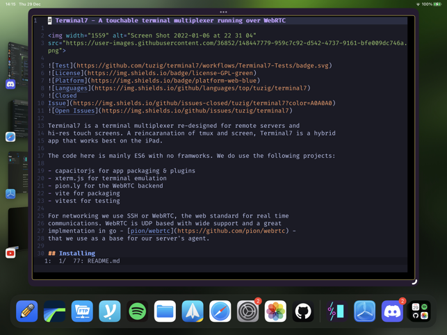 ‎Terminal7 Screenshot