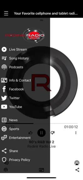 Game screenshot Redink Radio Live apk