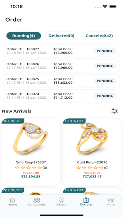 Aarchiev Gold Jewellery Store Screenshot