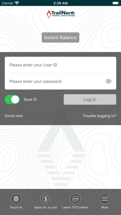 TrailNorth FCU Screenshot