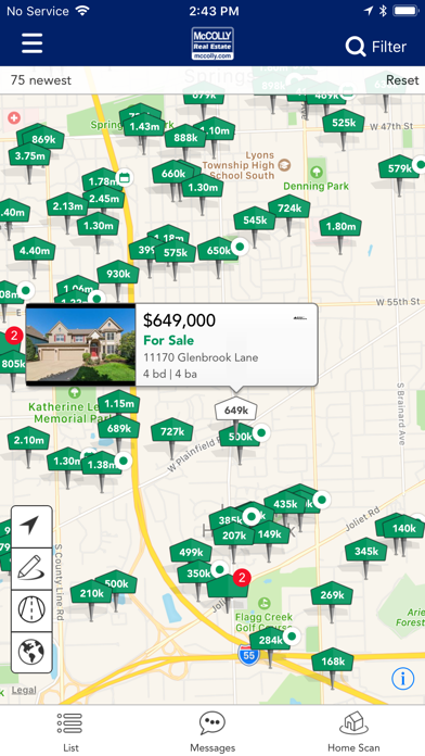 McColly Real Estate Screenshot