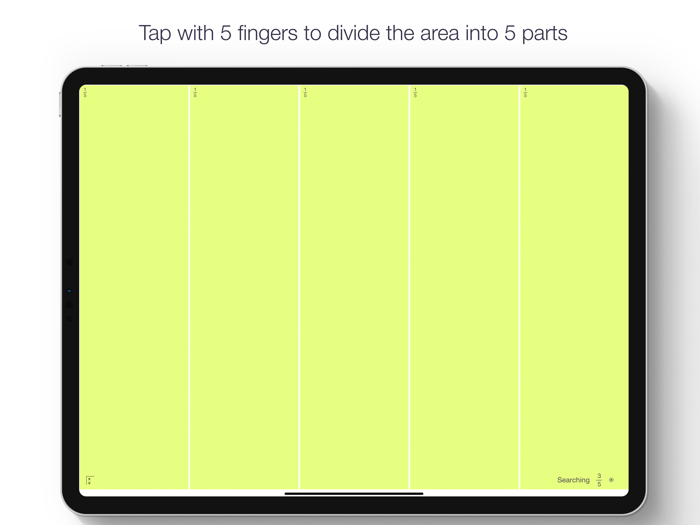 Multi-touch Fractions