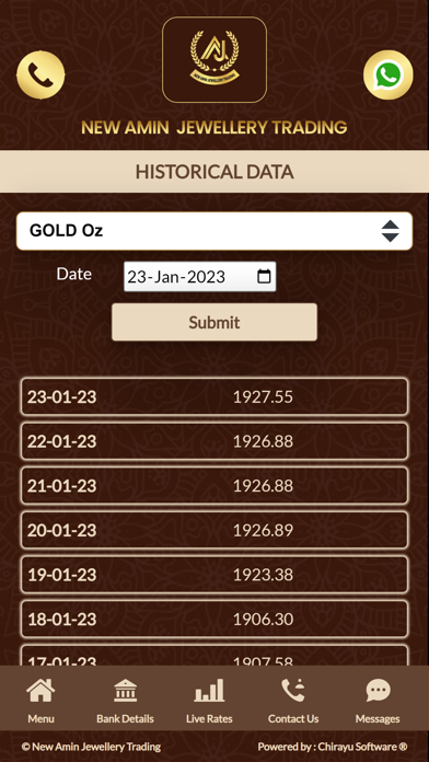New Amin Jewellery Trading Screenshot