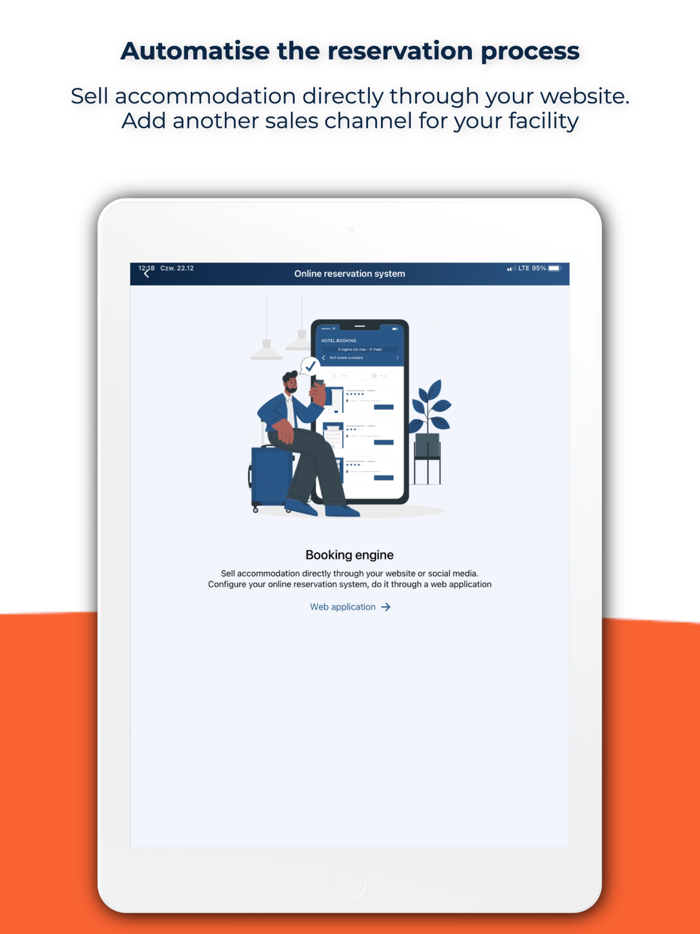 mobile-calendar booking system