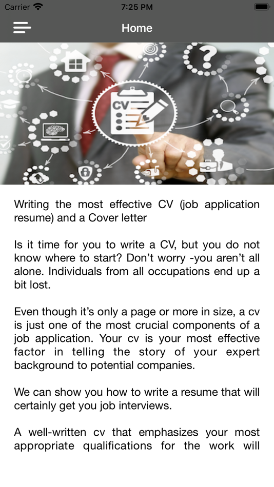 #2. CV Maker Guide Resume building (iOS) 由: Anna Fael