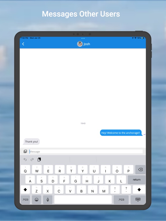 Social Anchor - Anchor Alarm iPad screenshot 5 - Navigation app