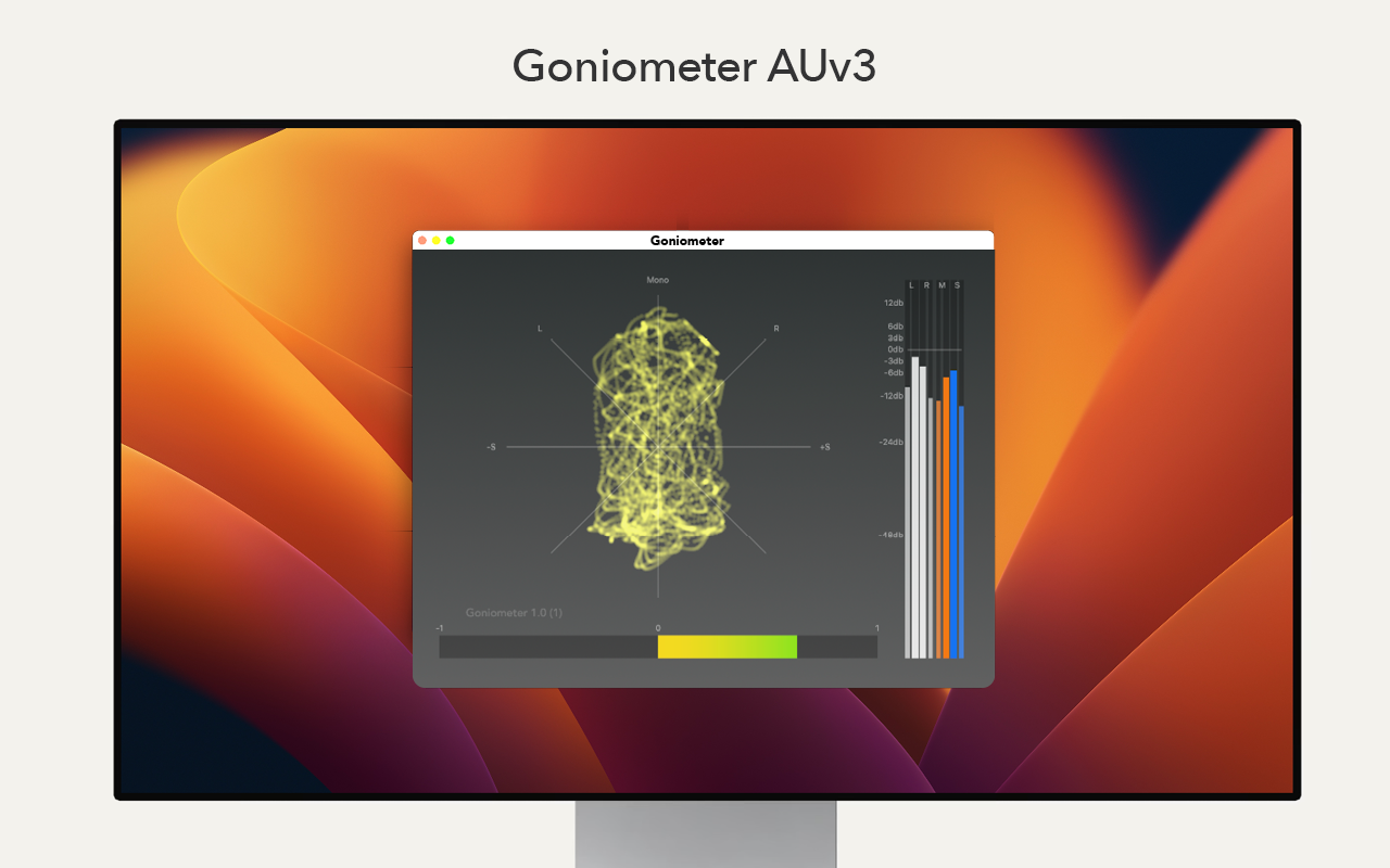 Goniometer for Logic Pro