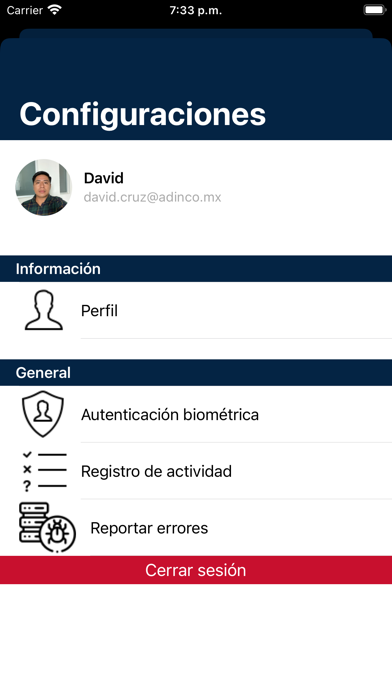 Adinco Compliance Screenshot