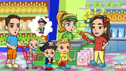 Vlad and Niki Supermarket game Screenshot