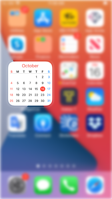 Screenshot #3 pour WidgetCal-Calendar Widget