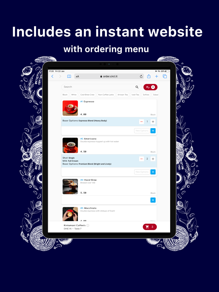 CIRCL Store Restaurant POSQR