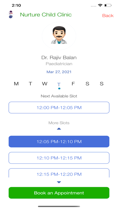 Nurture Child Clinic Screenshot