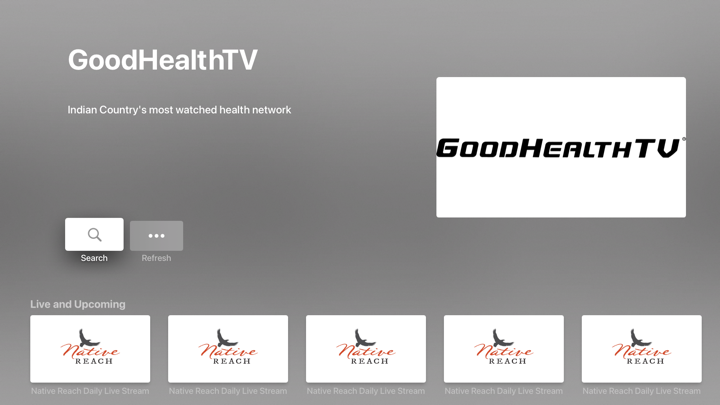 Screenshot #1 pour GoodHealthTV