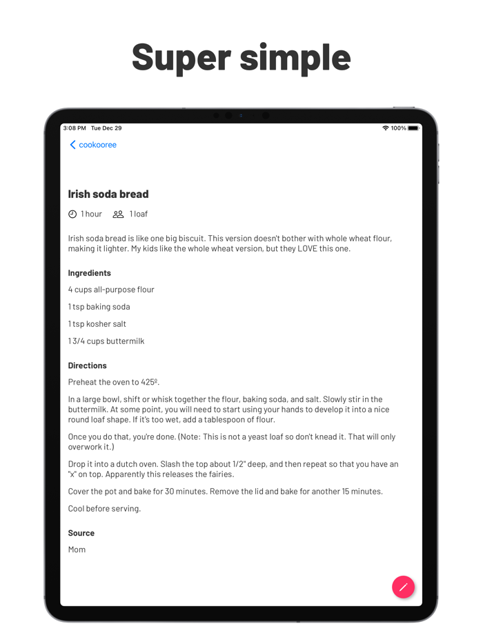 Cookooree Recipe Manager