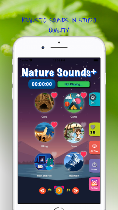 Nature Sounds + Screenshot