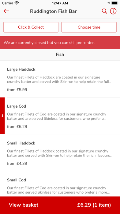 Ruddington Fish Bar Screenshot